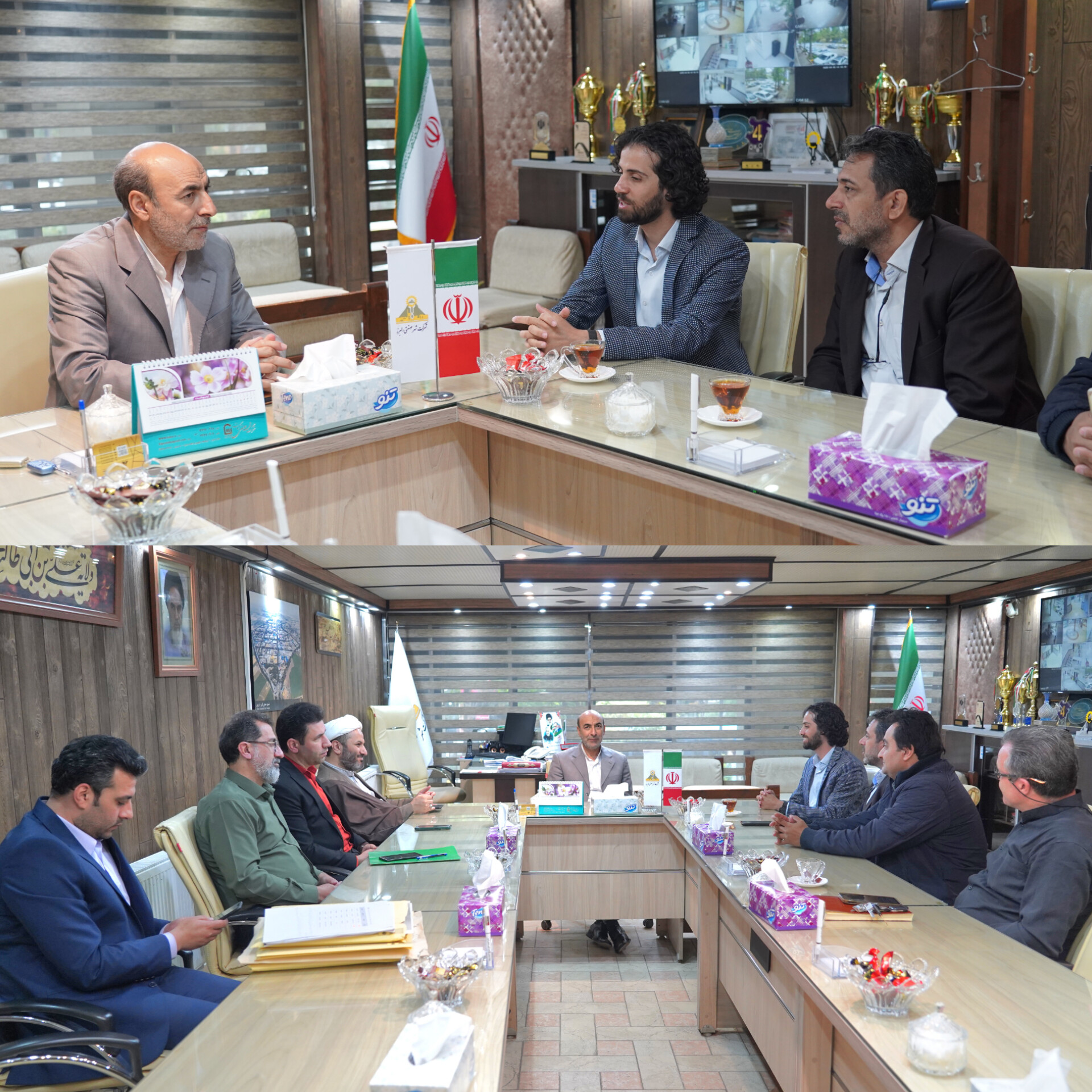 Meet with Rahimian Hospital officials