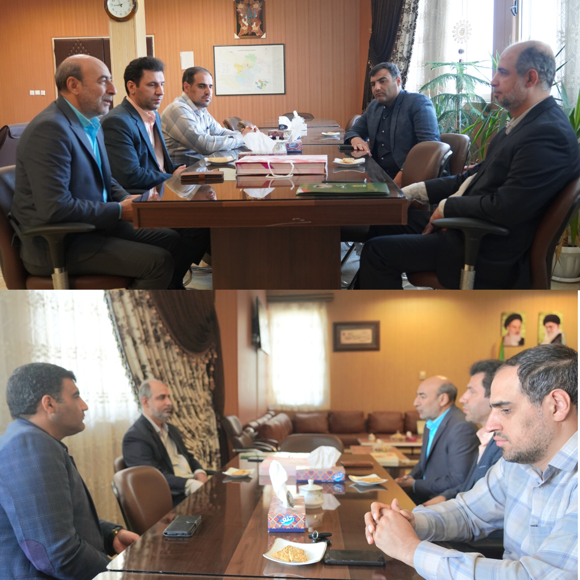 Meeting of Alborz Industrial City City Managers with the Chief Justice of Alborz County